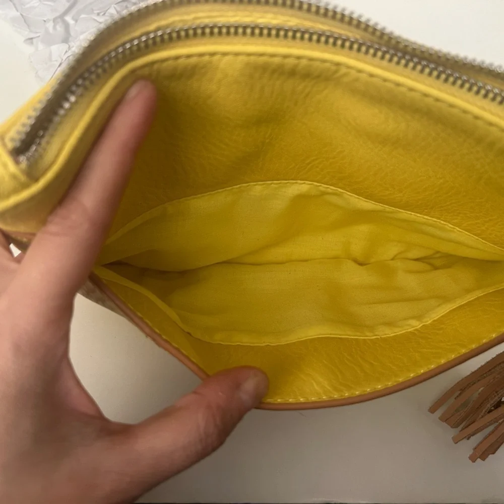 Banana Republic Pouch Clutch Bag with Tassel